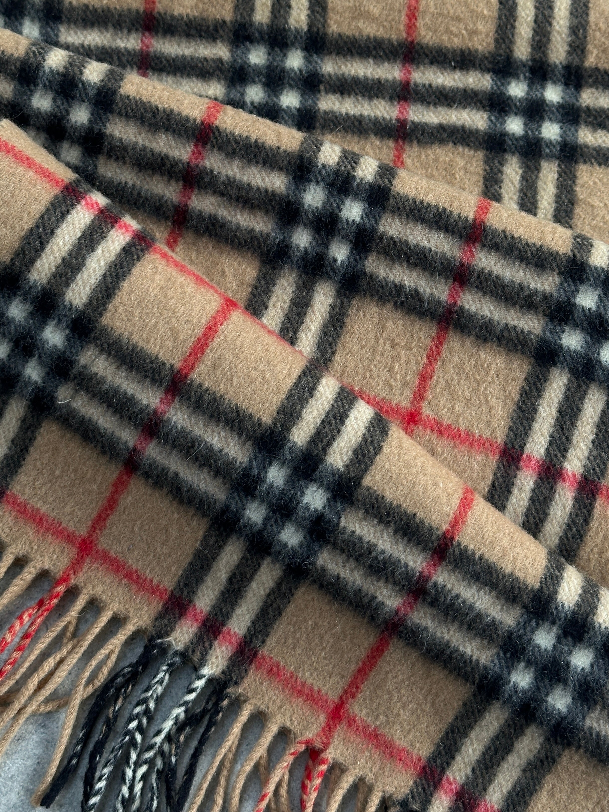 Burberry Lambswool Cashmere Nova Check Scarf | SYLK