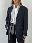 Givenchy 1990s Pure Silk Diagonal Stripe Tie - SYLK