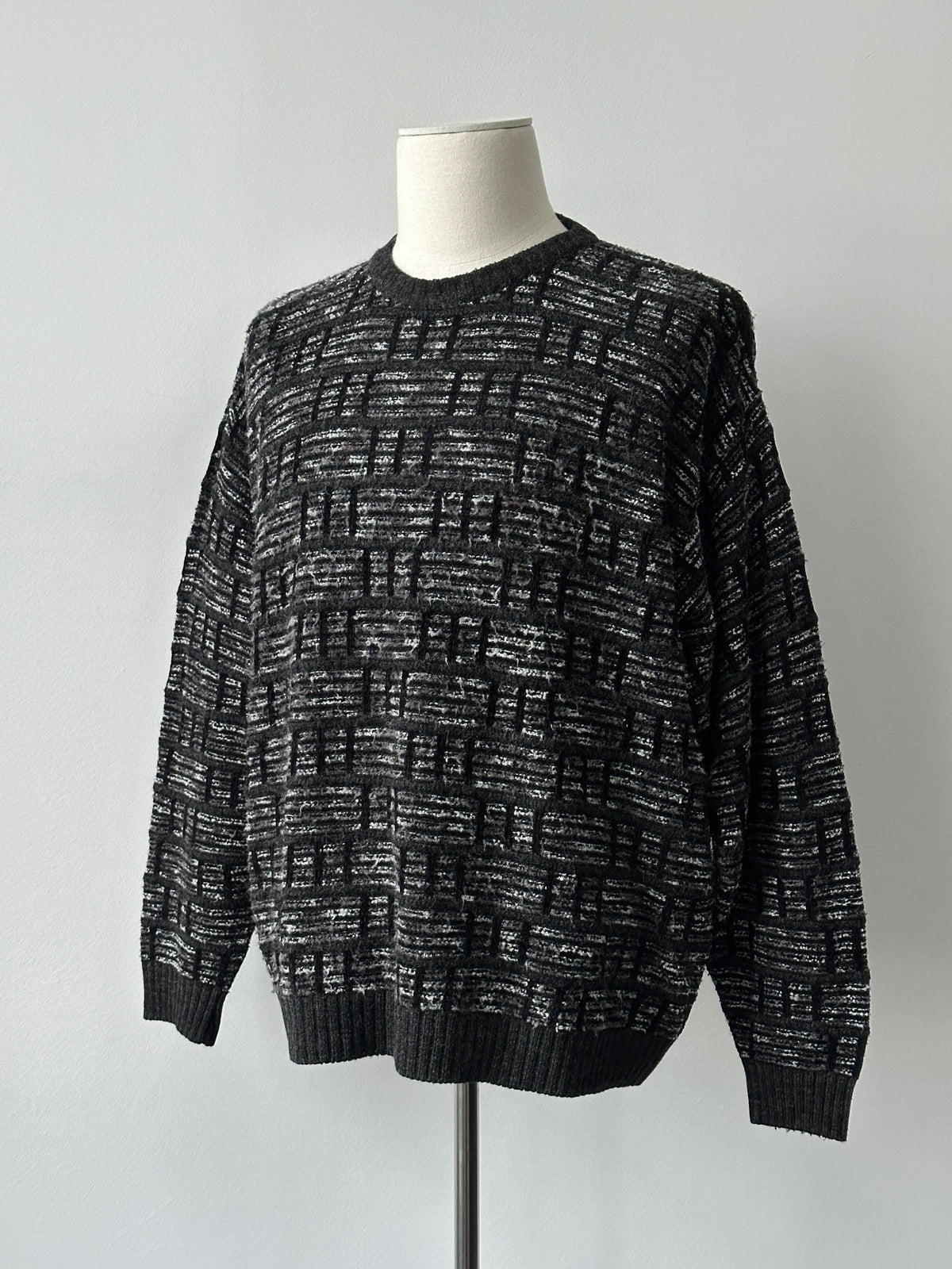 Italian Vintage 1990s Wool Chunky Knit Jumper - XL