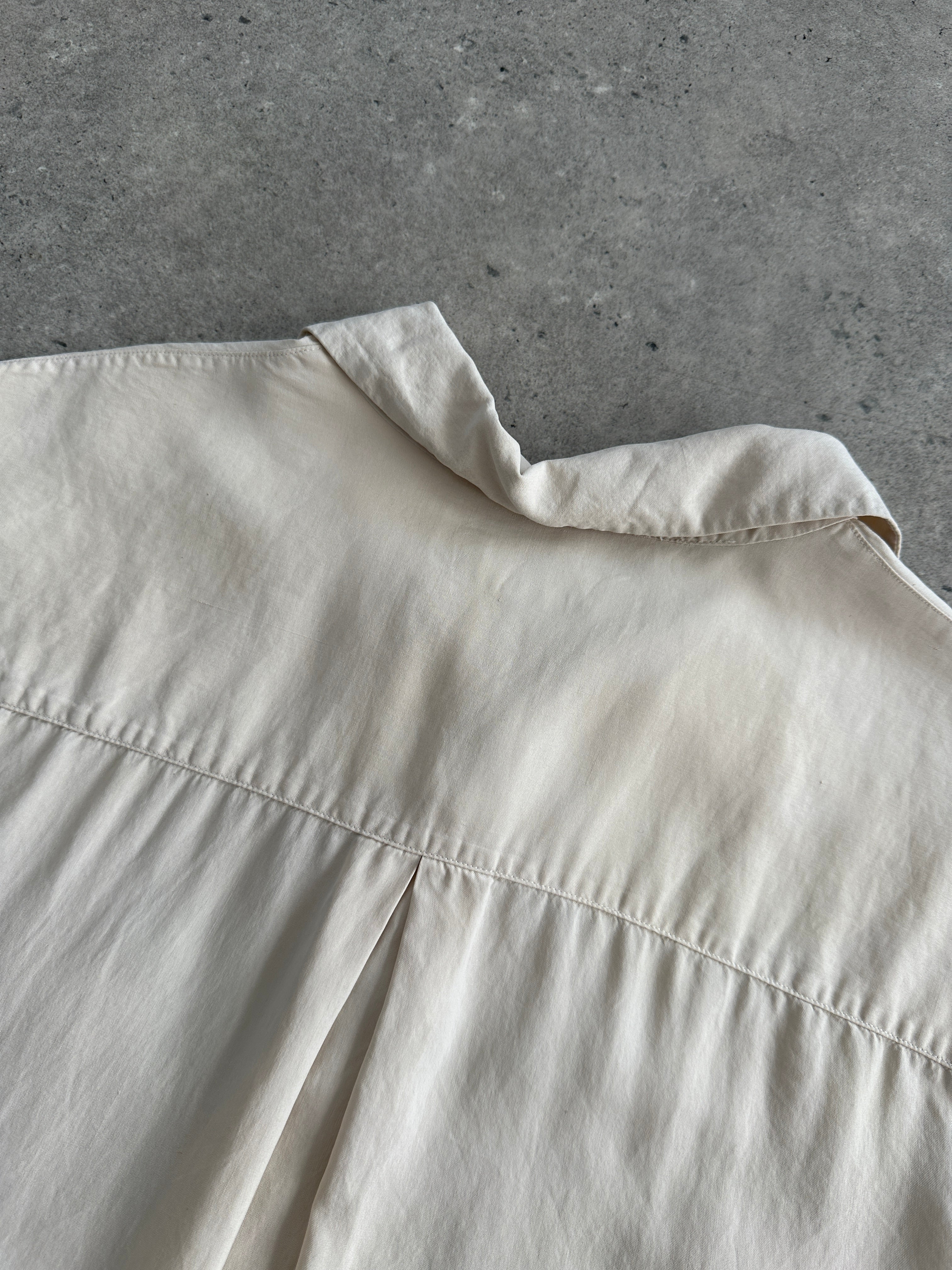 Ralph Lauren Pure Silk Short Sleeve Logo Polo Top - M - SYLK