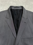 Doremen x Loro Piana 1990s Wool Single Breasted Blazer - 46R/XXL - SYLK