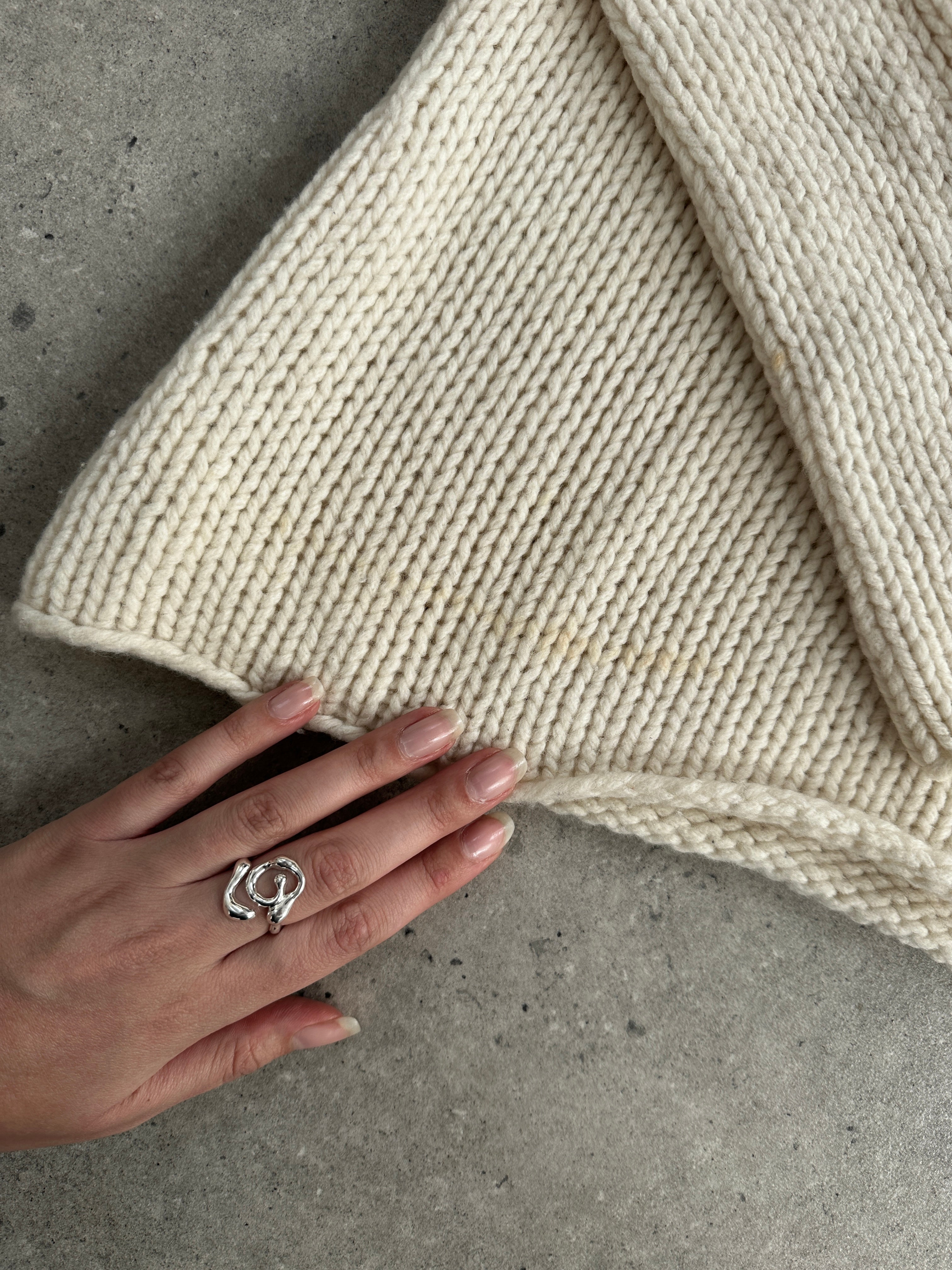 Max Mara Weekend wool knitted crop roll neck jumper in size S, featuring a cozy roll neck and fitted style in neutral tones.