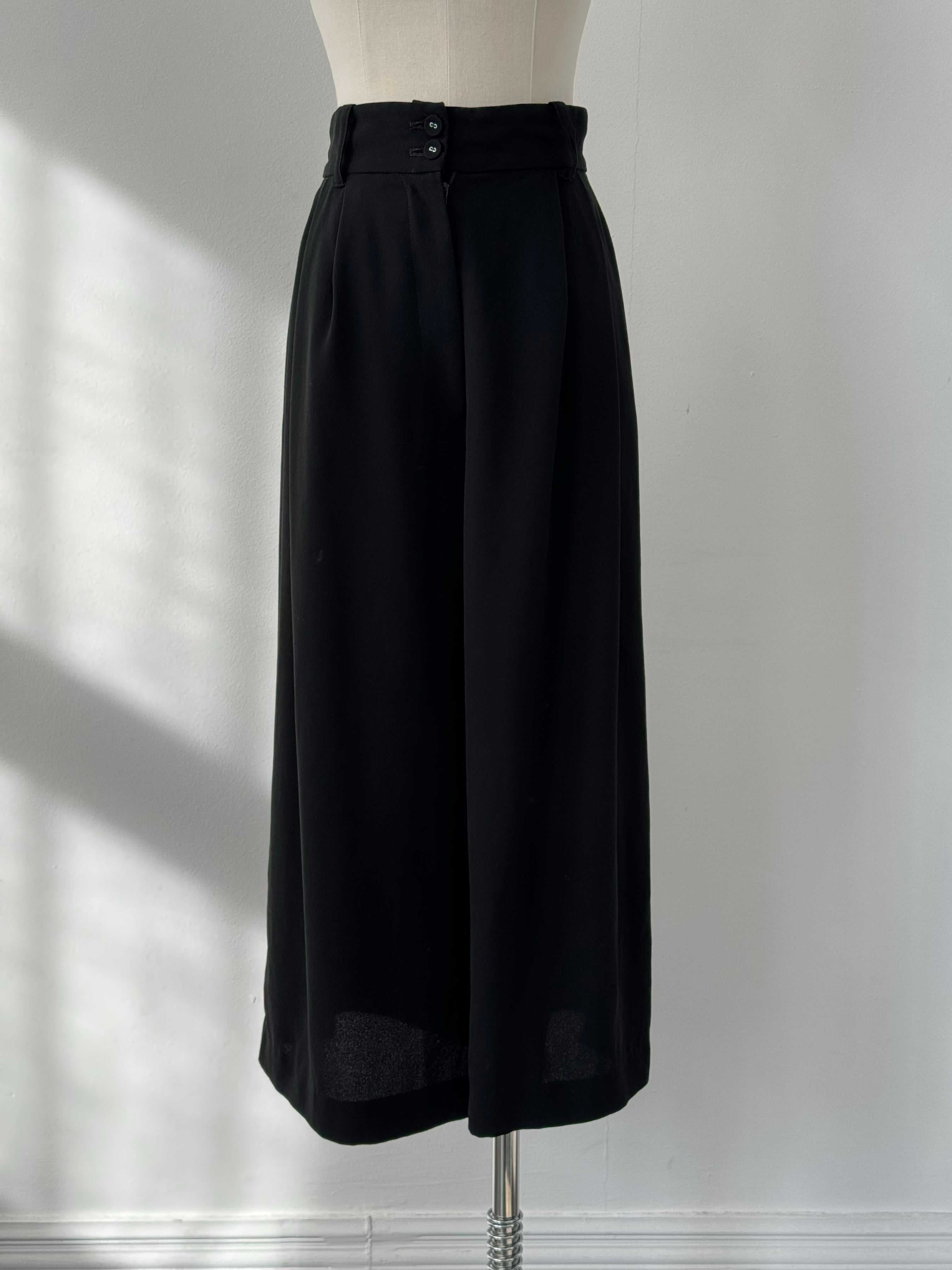 Japanese Vintage 1990s Wide Leg Culottes -