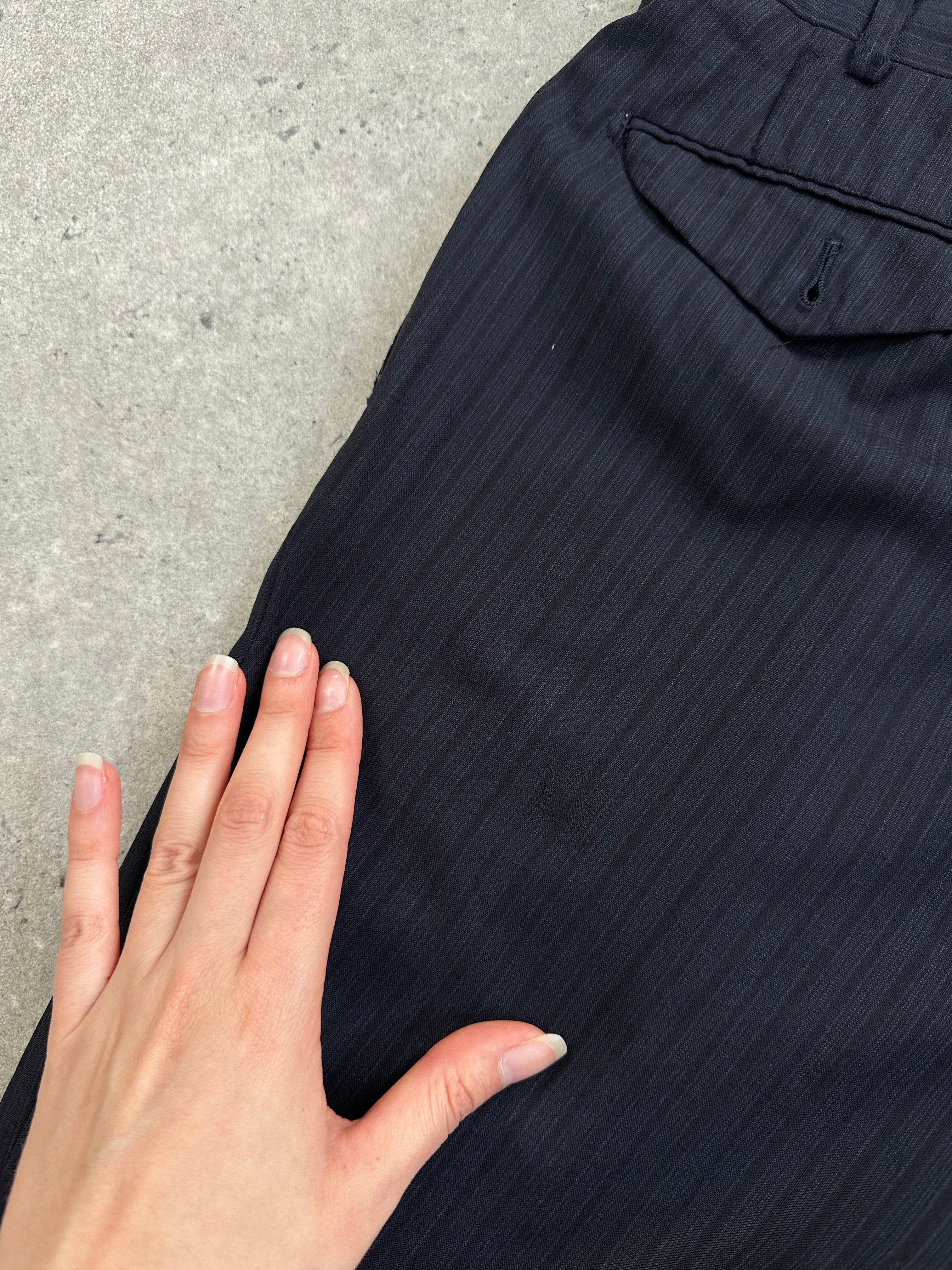 Burberry London 1990s Pure Wool Striped Suit - 42S/W34