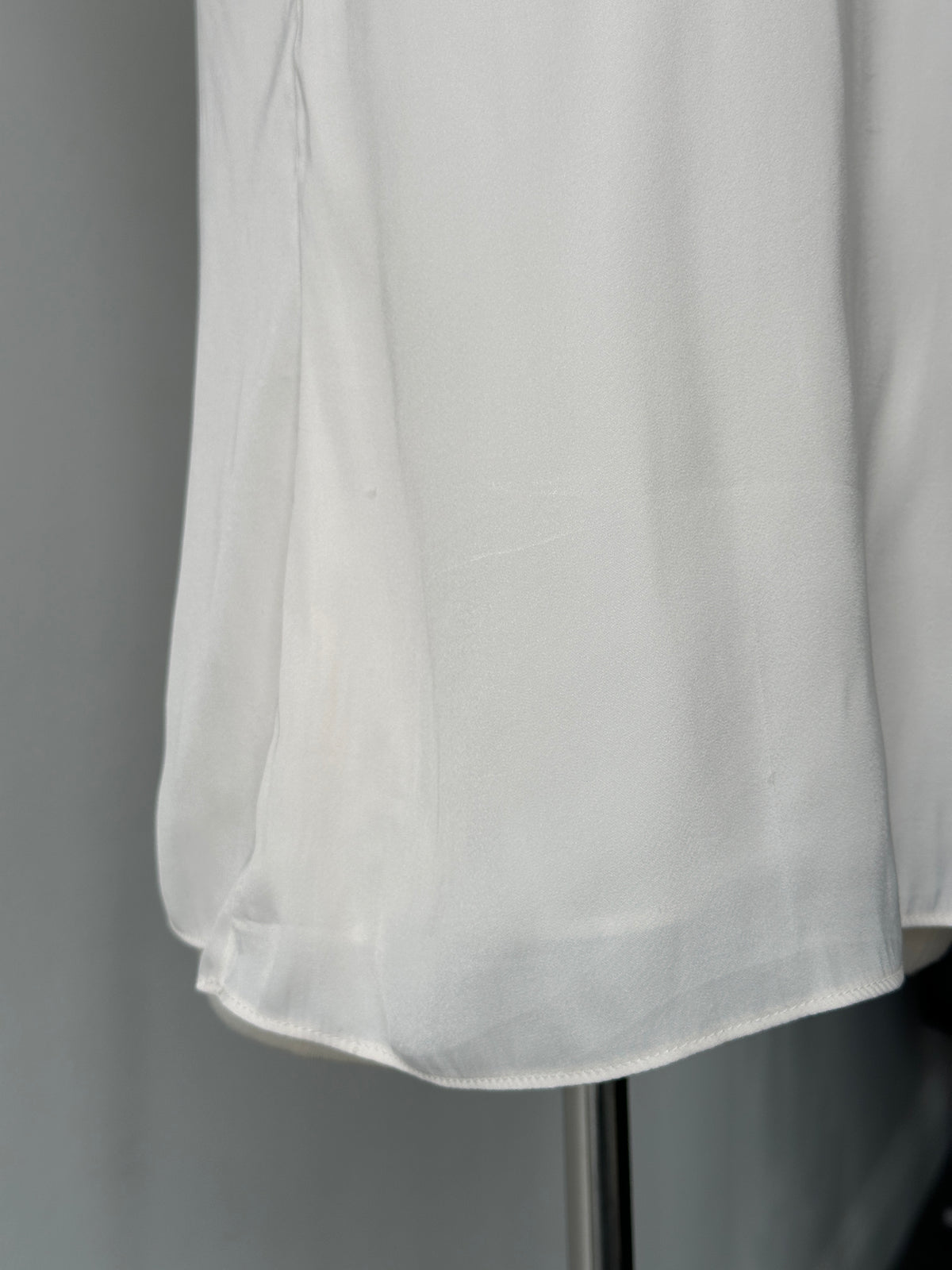 Vintage 2000s satin lace top in size M, featuring delicate lace details and a shiny satin fabric, styled as a women's fashion top.
