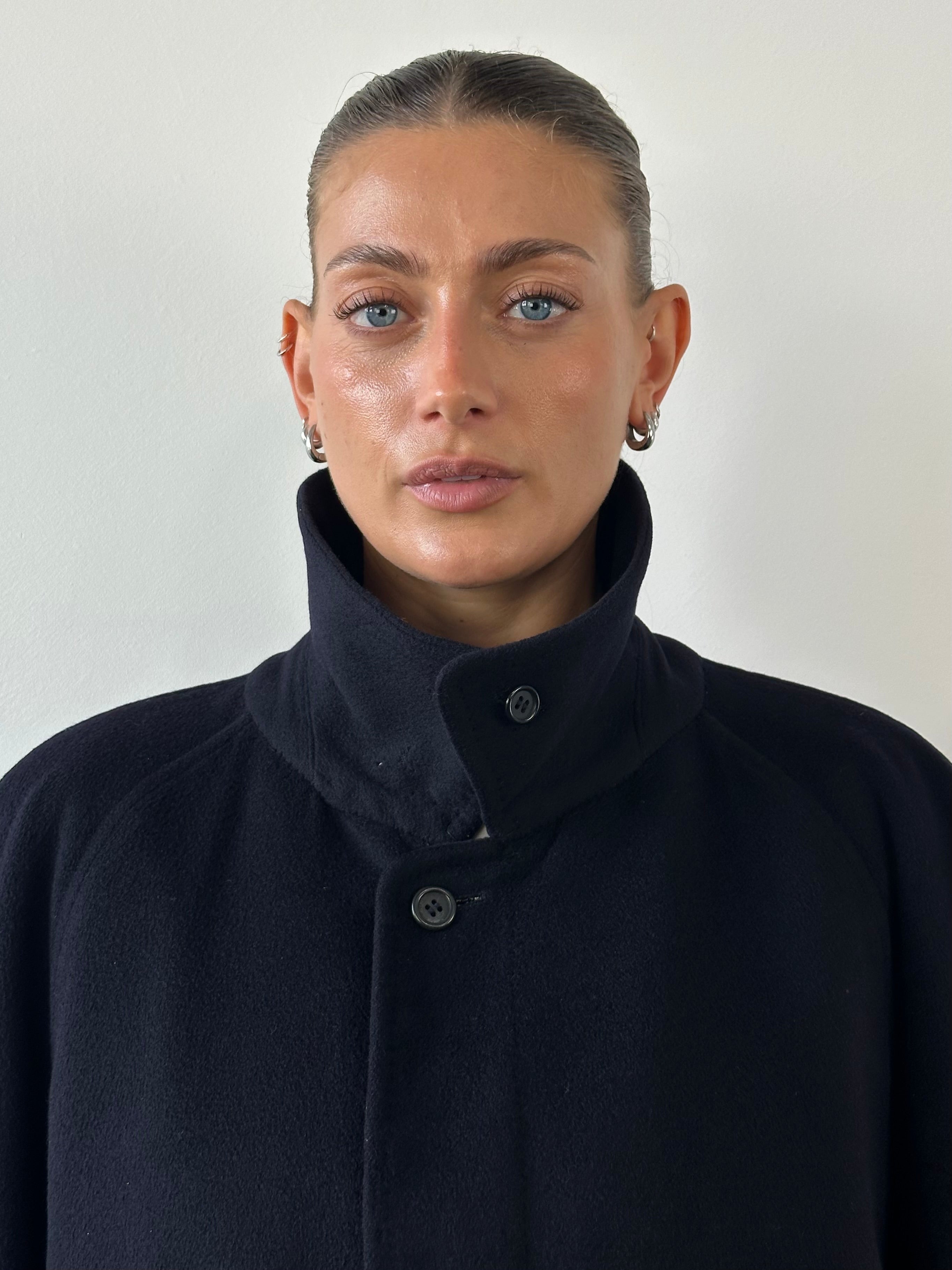 Burberry Pure Cashmere Concealed Placket Coat - XXL | SYLK