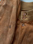 Italian Vintage 1980s Reversible Suede Leather Jacket - L - SYLK