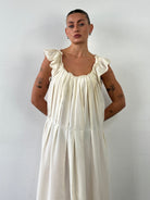 Prada 2012 Pure Silk Pleated Slip Dress - L - SYLK