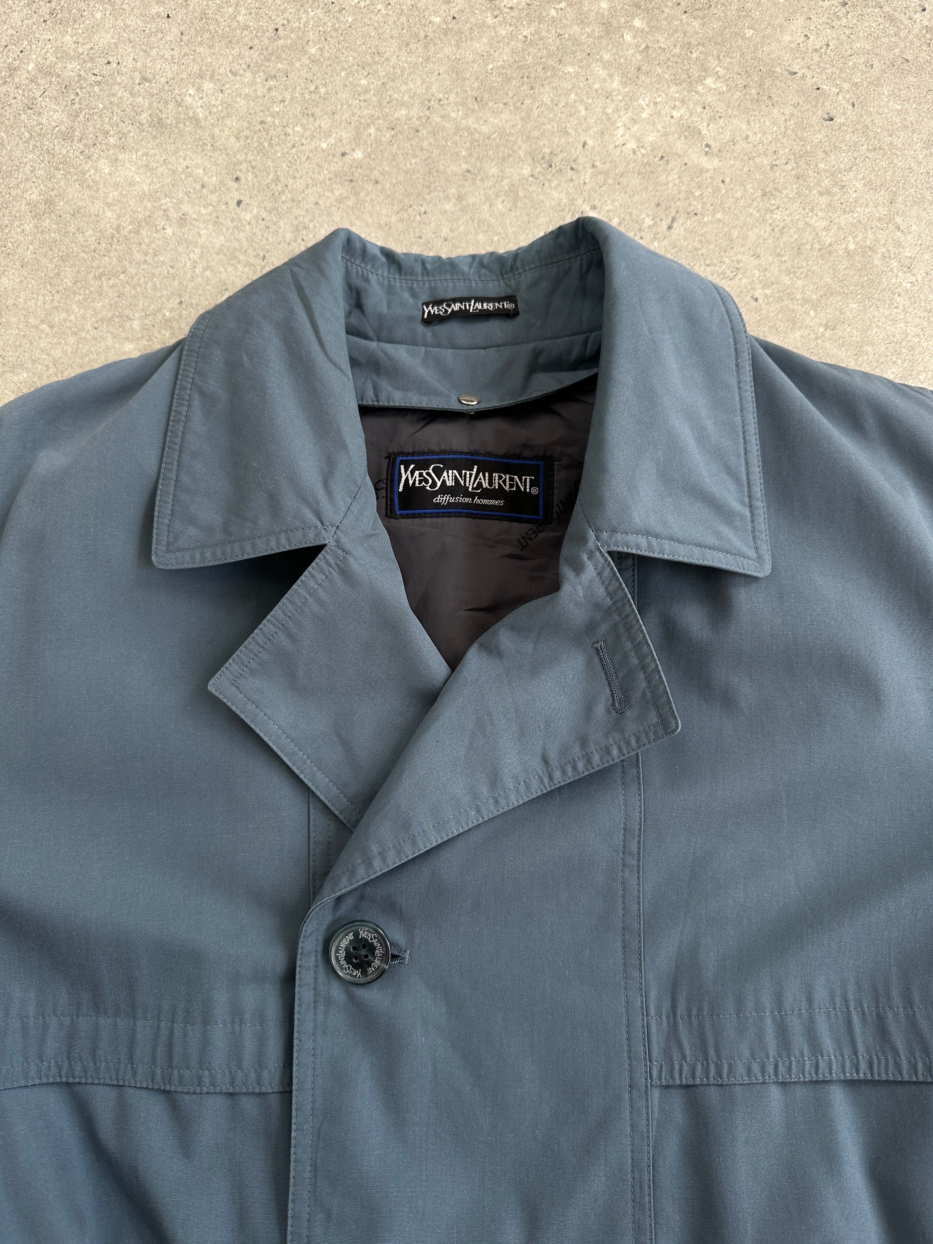 Yves Saint Laurent 80s Belted Trench Coat - L - SYLK