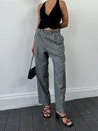 Yves Saint Laurent Straight Leg High Waisted Trousers - W35 - SYLK