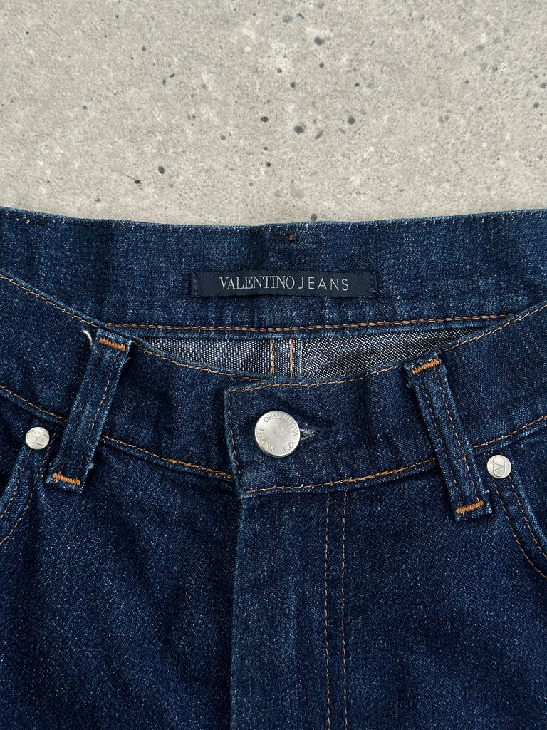 Valentino Jeans High Waisted Straight Leg Denim Jeans - W34 - SYLK