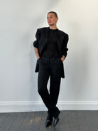 Armani Collezioni 2000s Pure Wool Straight Leg Tailored Trousers - W28 - SYLK