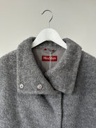 Max Mara Alpaca Virgin Wool Funnel Neck Coat - S/M - SYLK