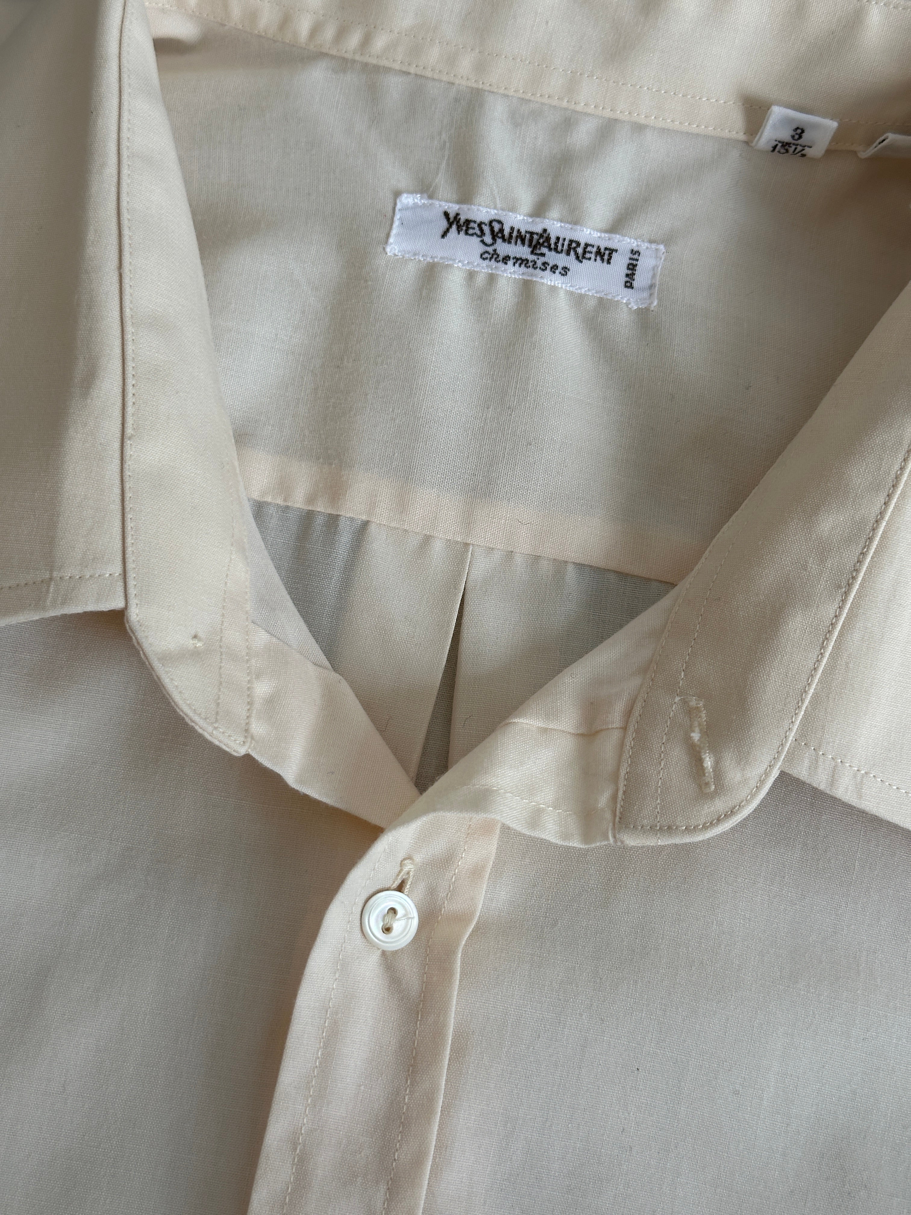 Christian Dior Chemises Paris 1990s Cotton Shirt - M