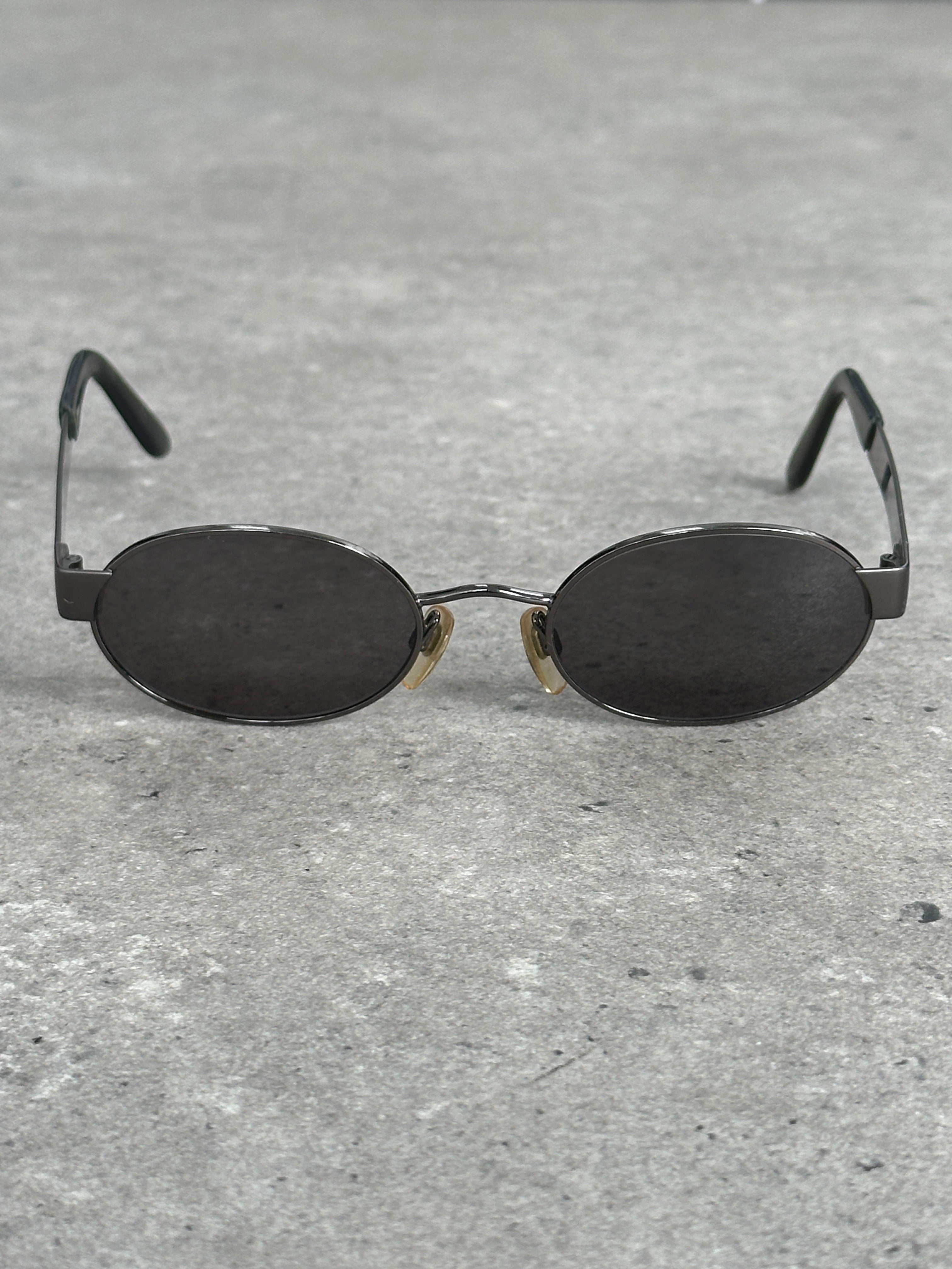 Giorgio Armani 1990s Oval Logo Sunglasses