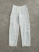 Giorgio Armani 1999 Wide Leg Linen Trousers - W28-30 - SYLK