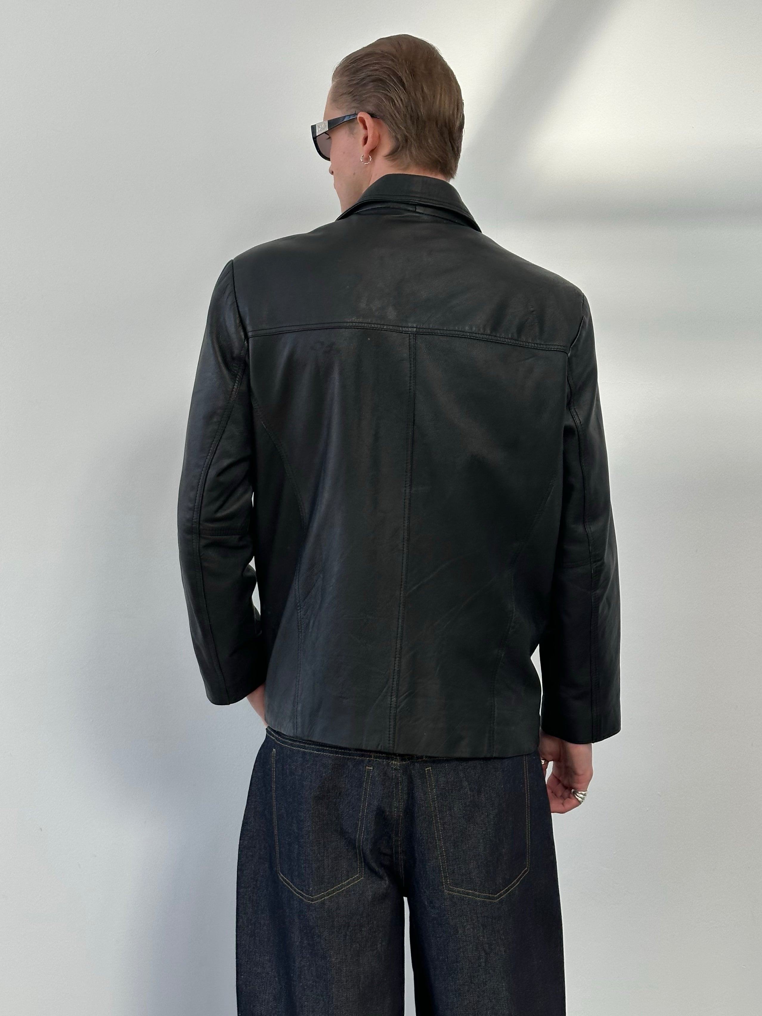 Vintage 1990s Leather Jacket - M