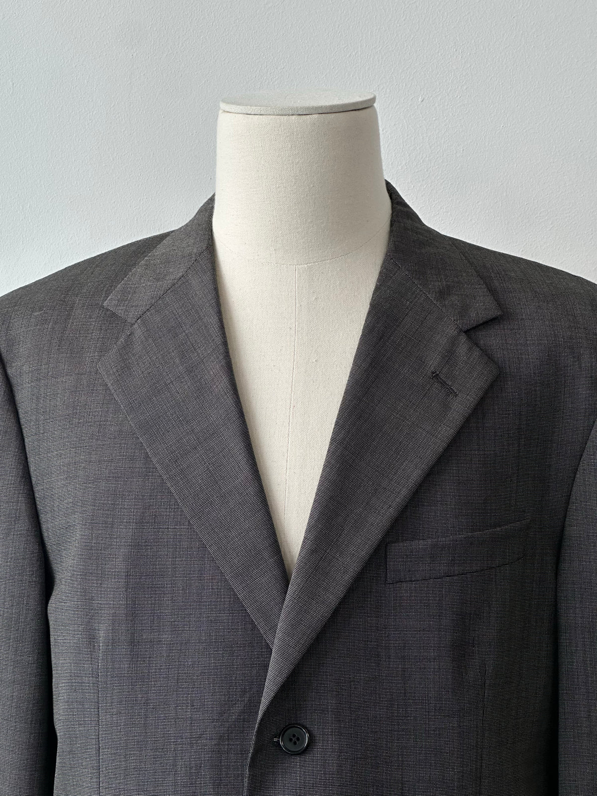 Givenchy 1990s Pure Worsted Wool Single Breasted Blazer - 42L