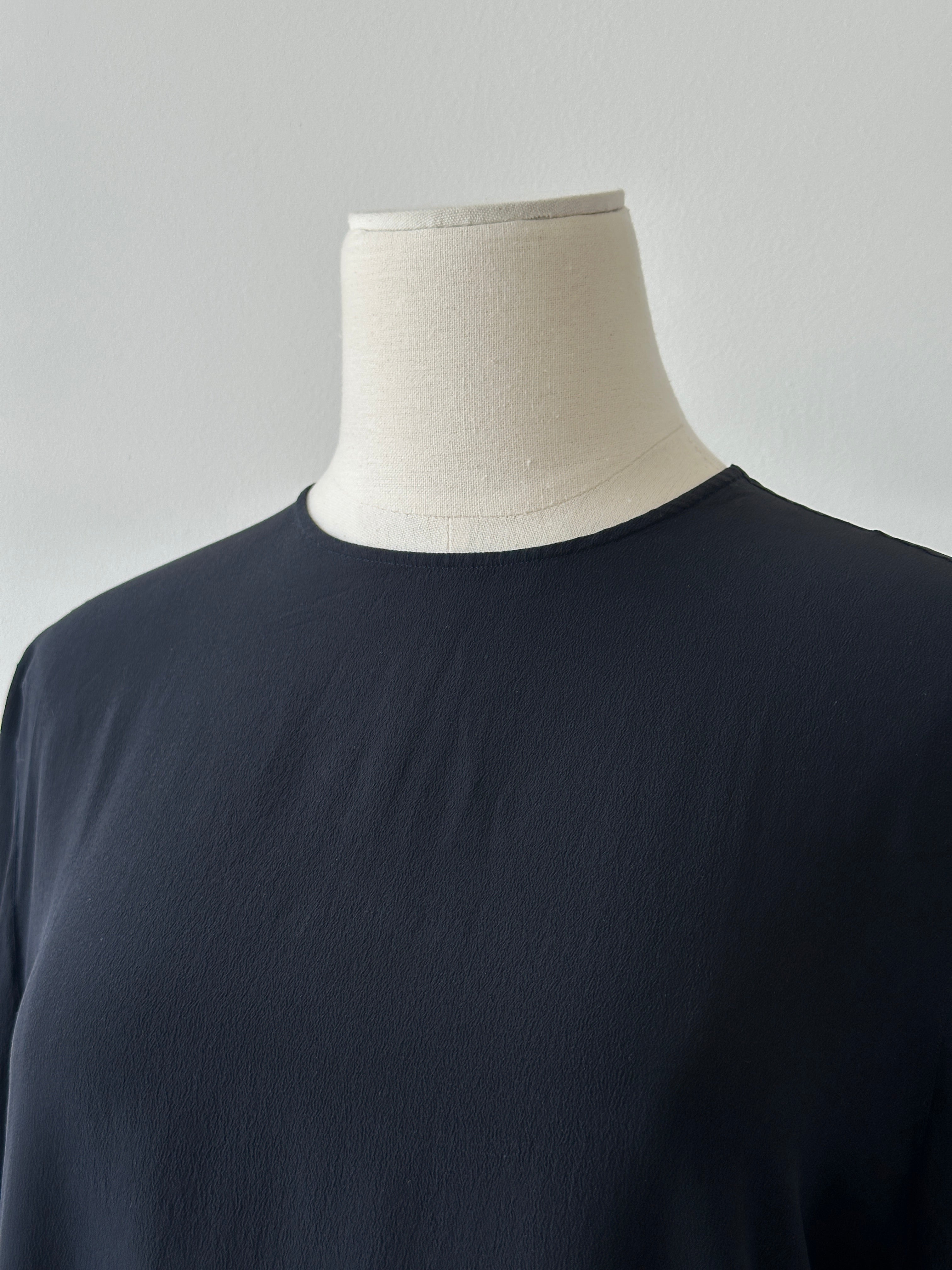 Giorgio Armani 1990s Pure Silk Button Back Shirt - M
