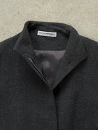 Emporio Armani 1990s High Neck Minimal Jacket - XS/S - SYLK