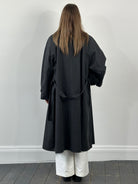 Italian Vintage 1990s Belted Trench Coat - L/XL - SYLK