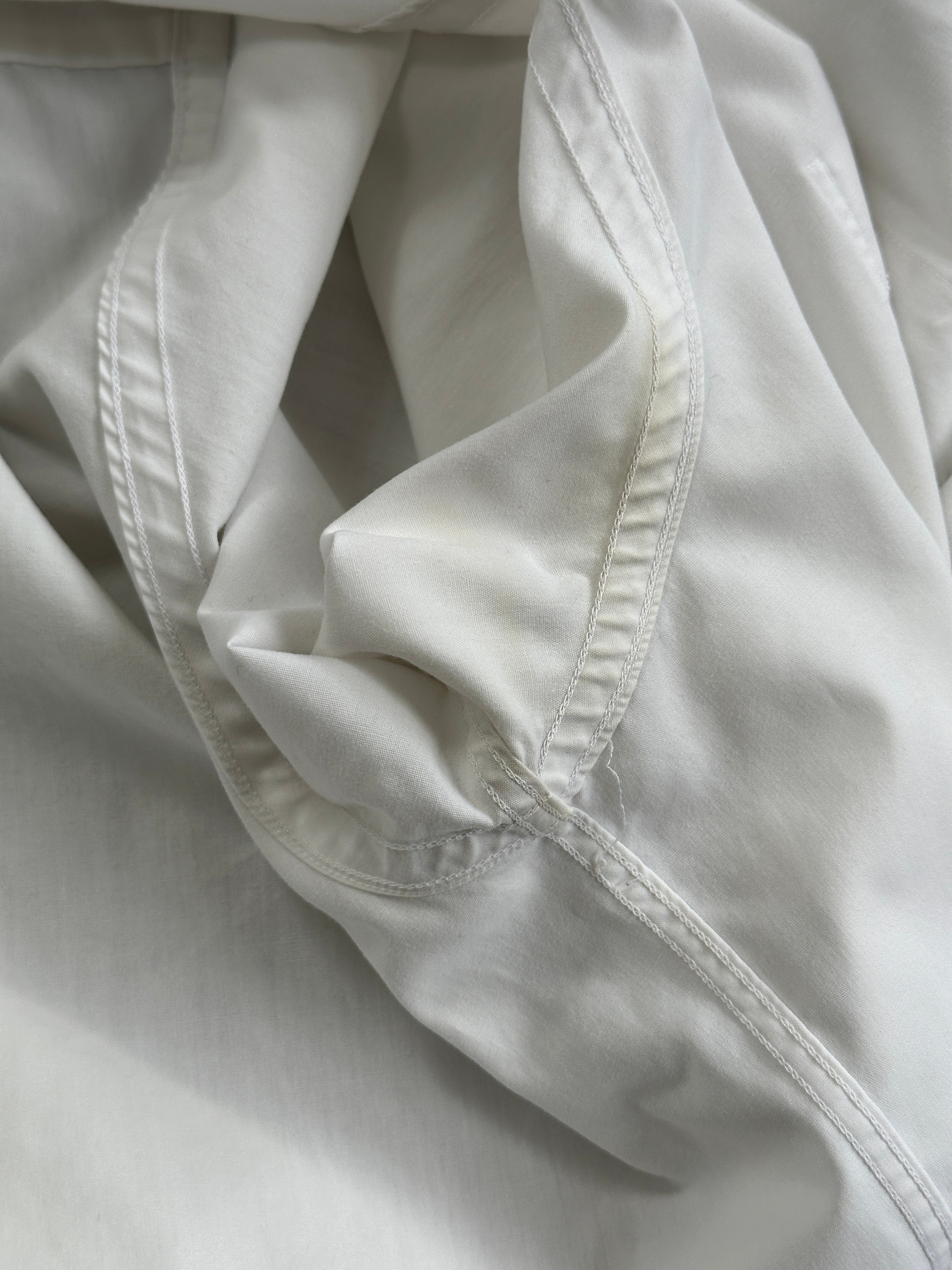 Yves Saint Laurent Pour Homme cotton logo shirt in size L, featuring the iconic logo design and classic fit.
