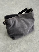 Vintage Suede Leather Shoulder Bag - SYLK