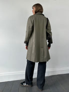 British Vintage Reversible Wool Trench Coat - S - SYLK