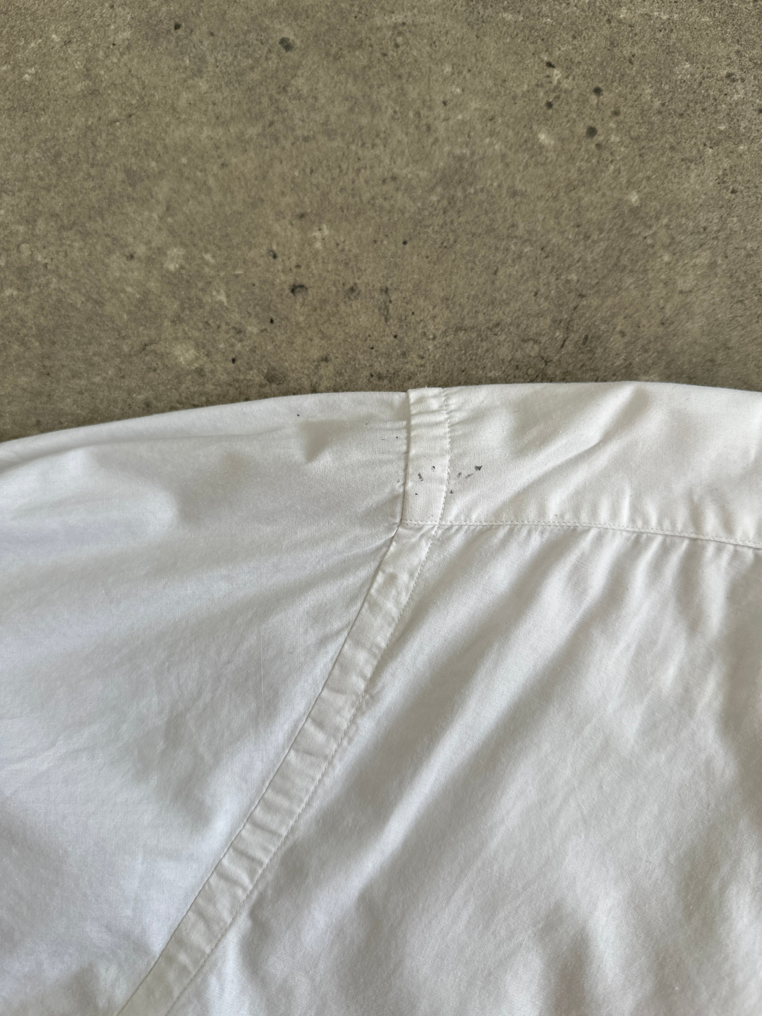 Christian Dior cotton dress shirt in size L/XL, featuring a classic button-down design and elegant style.