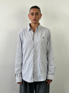 Ralph Lauren Stripe Pure Cotton Shirt - L - SYLK
