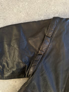 Vintage Leather Bomber Gilet Jacket - M - SYLK