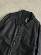 Armani Jeans Smooth Leather Jacket - XL - SYLK