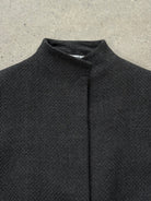 Emporio Armani 1990s High Neck Minimal Jacket - XS/S - SYLK