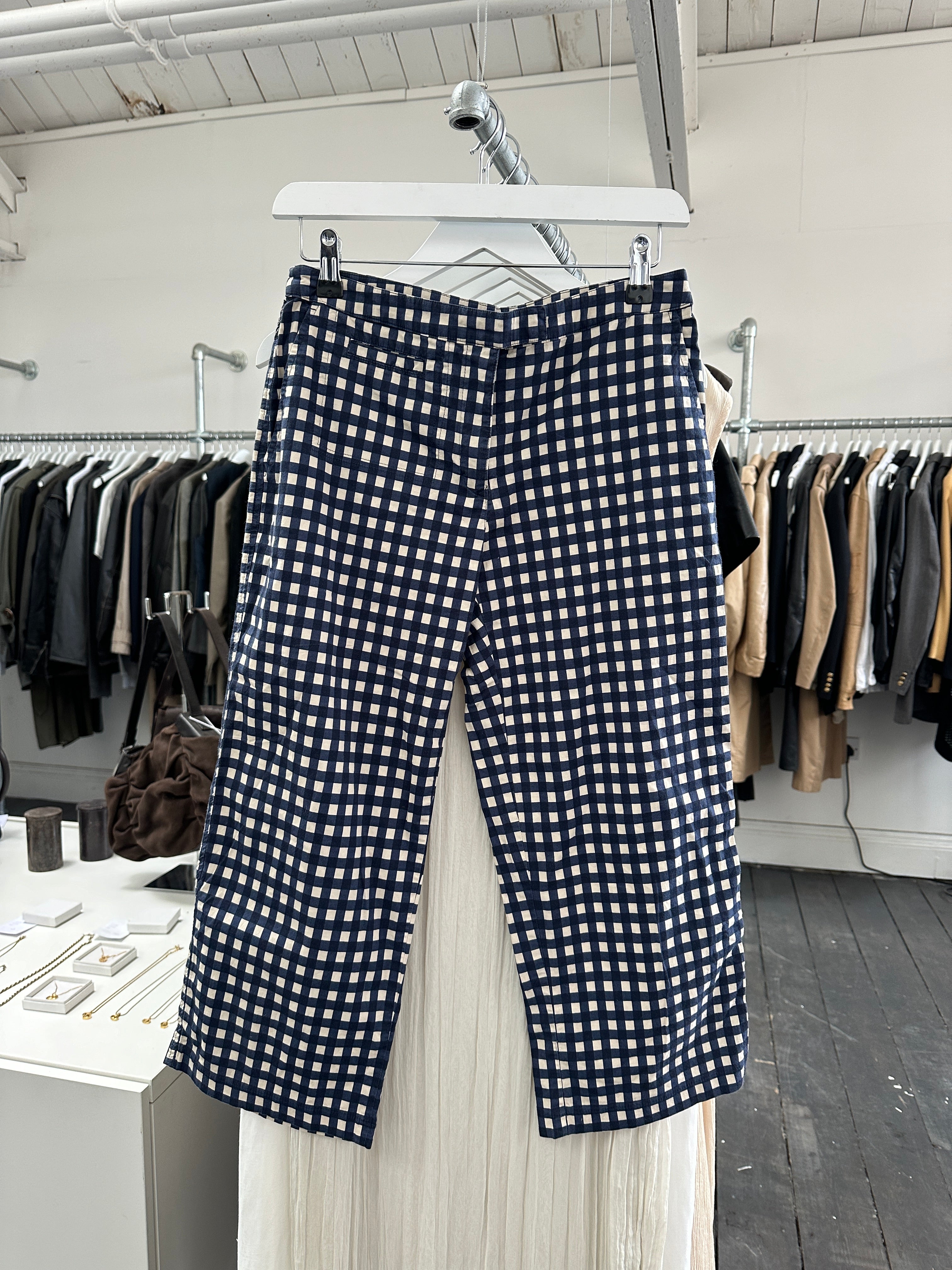 Armani Jeans two-piece outfit in UK8/10, featuring a stylish matching top and bottom set, displayed on a hanger.