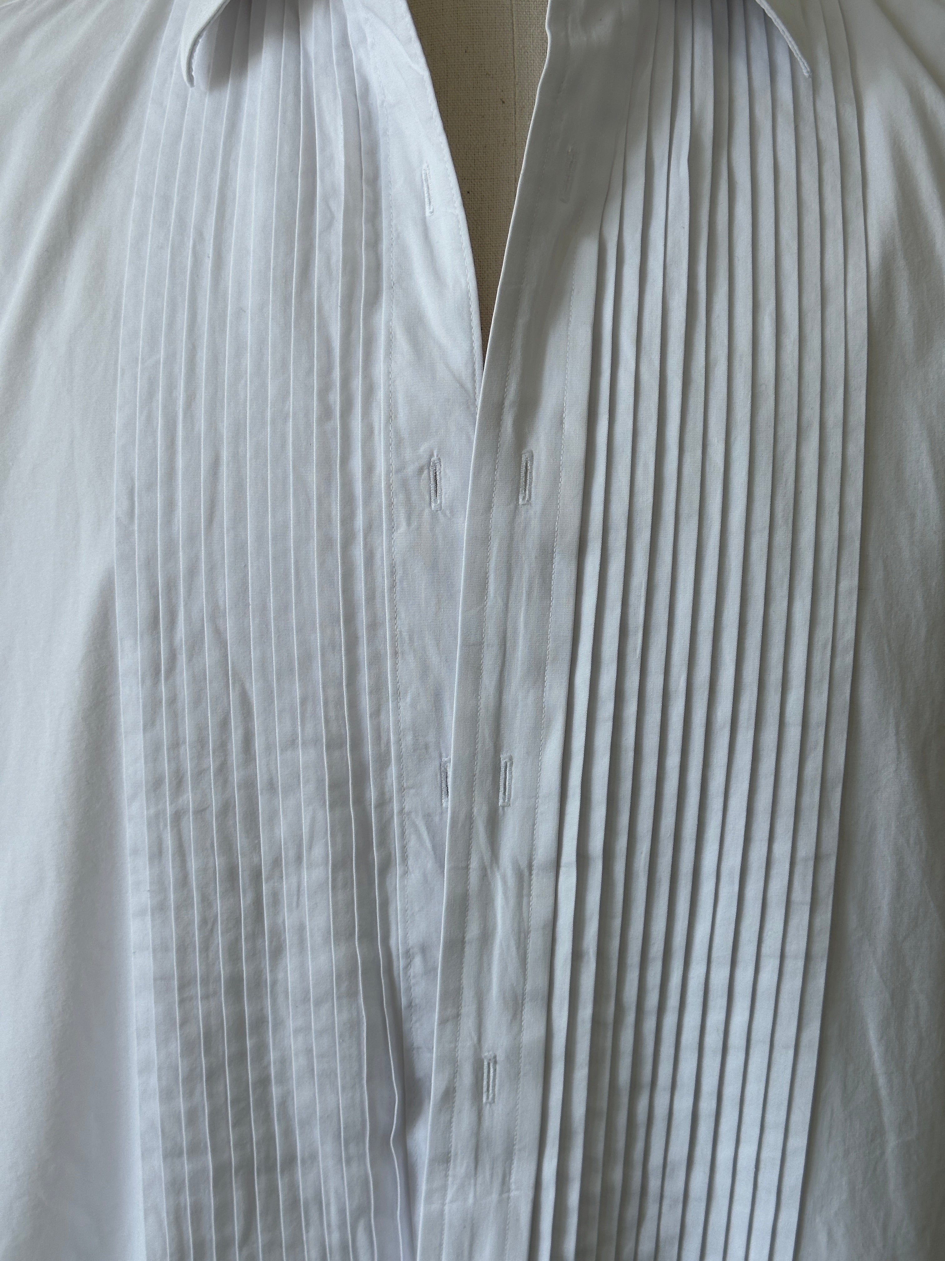 Christian Dior Monsieur 1990s Pure Cotton Tuxedo Shirt - XXL