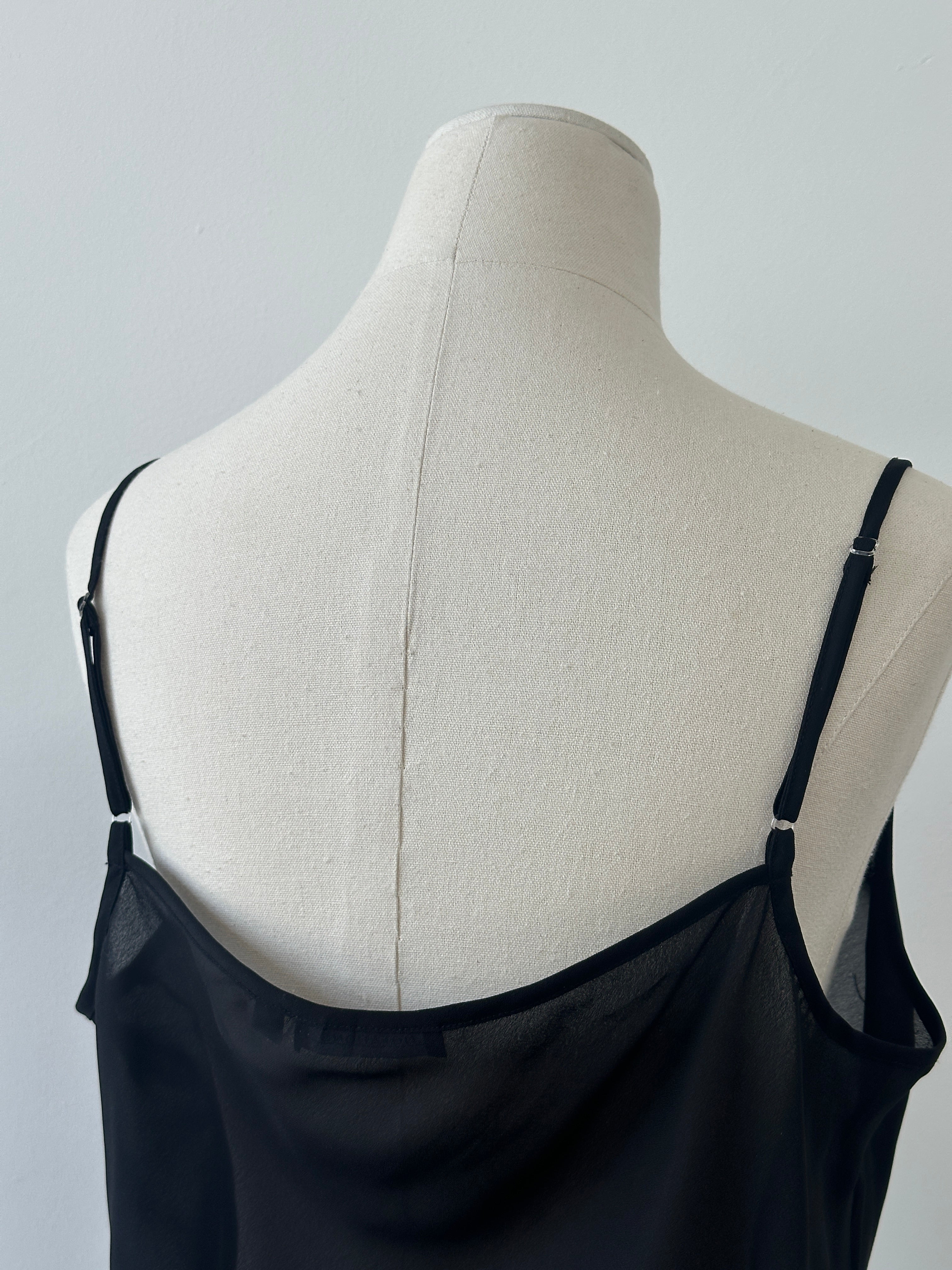 Vintage 2000s Sheer Sleeveless Cami Top - L