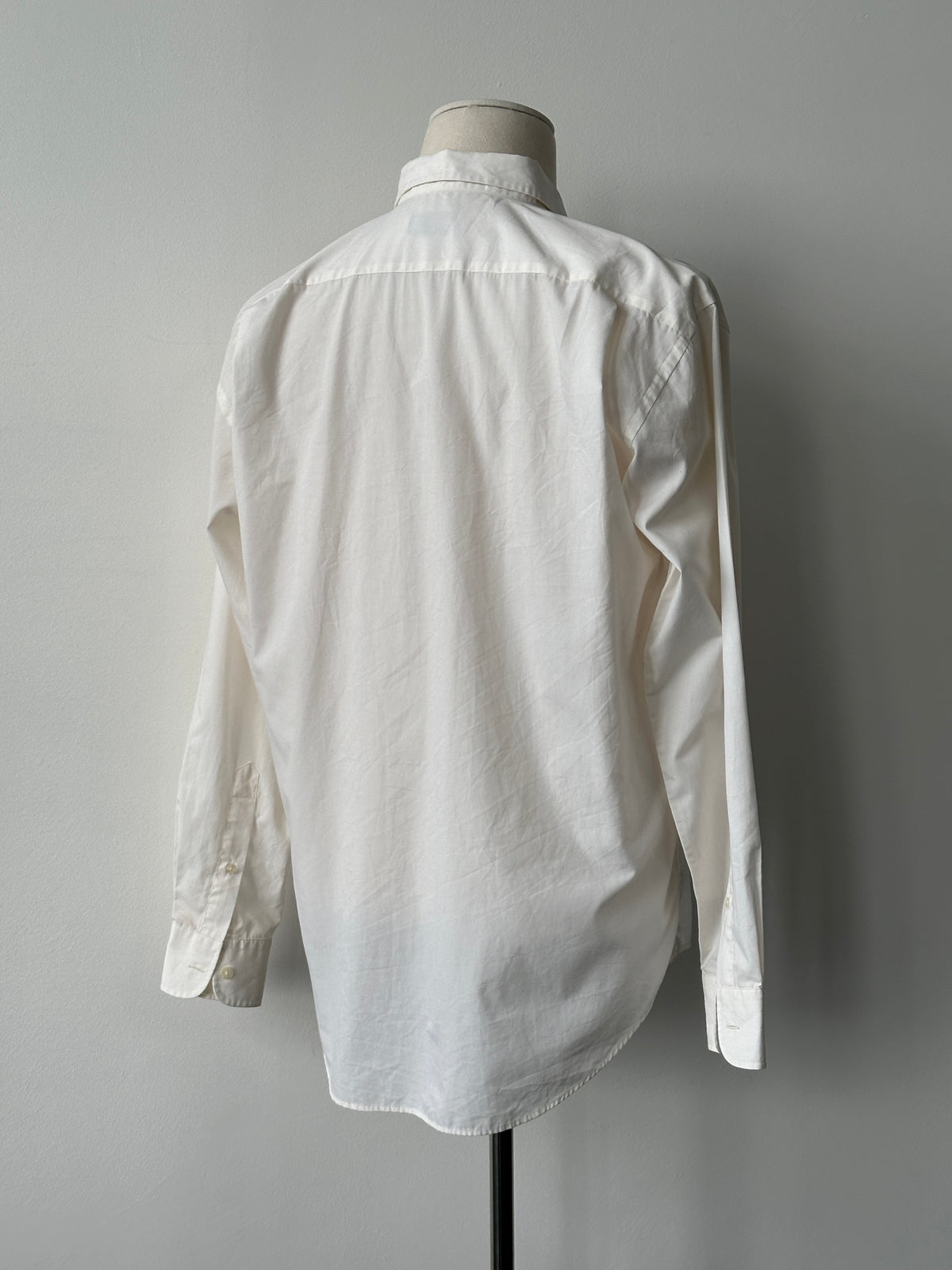 Yves Saint Laurent Pour Homme 2000s Cotton Logo Shirt - M