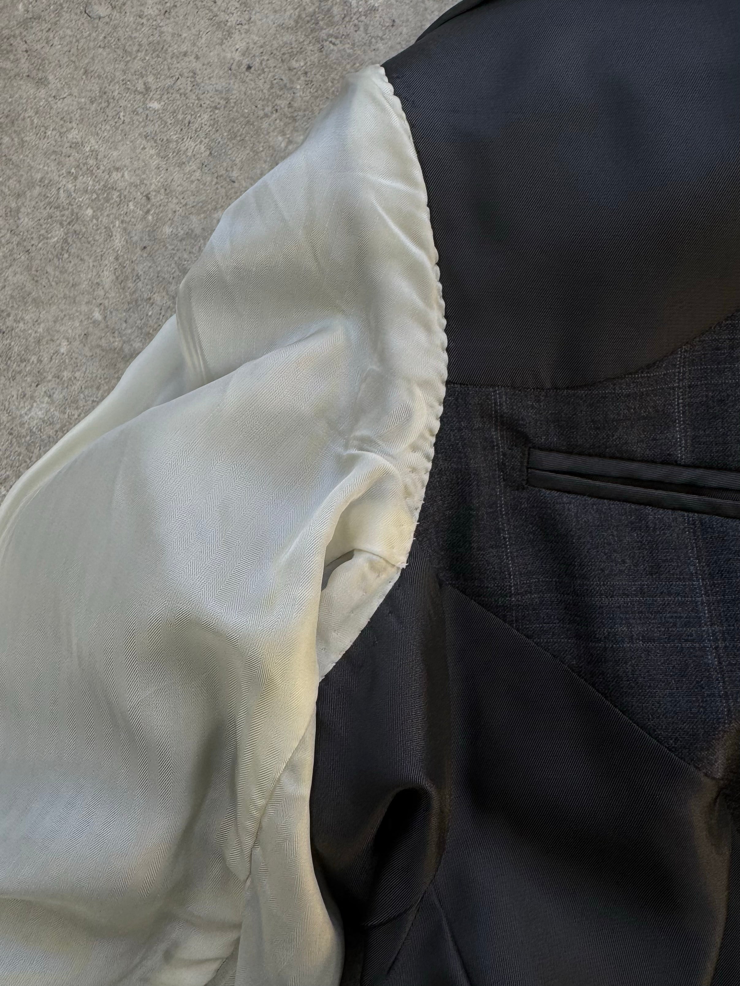 Burberry London 1990s Check Pure Wool Single Breasted Suit - 38S/S