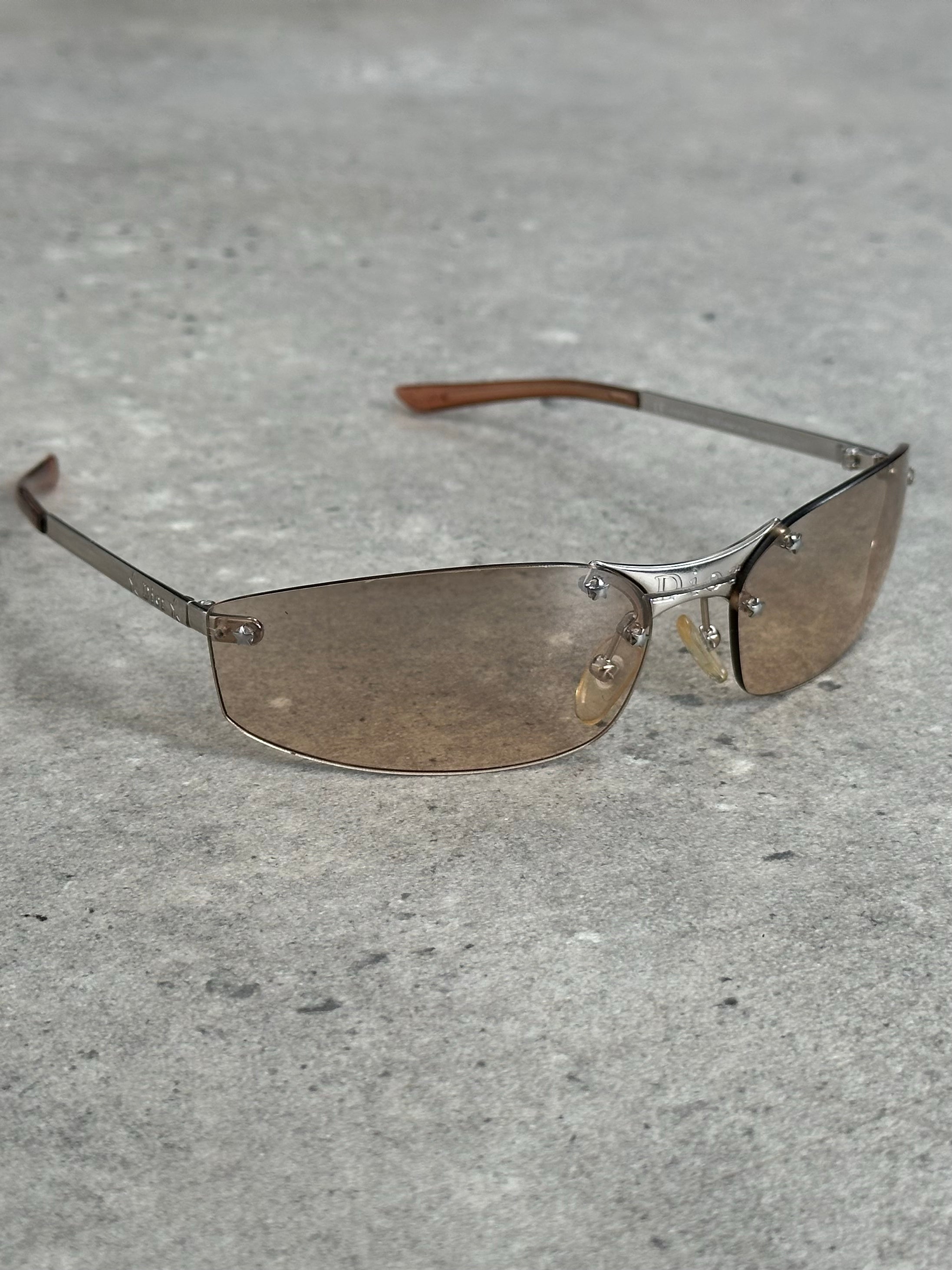 Christian Dior 2000s Minipop Rimless Star Sunglasses