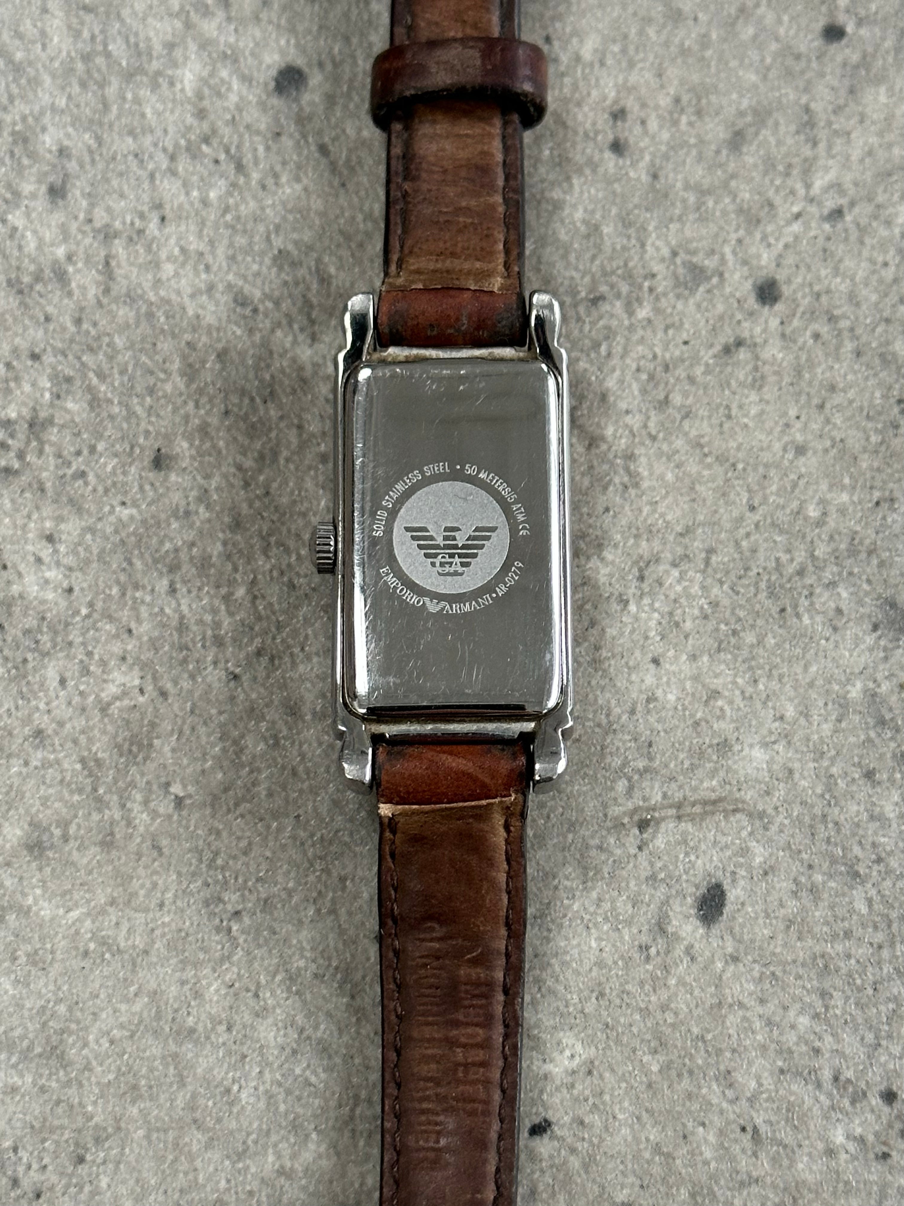 Emporio Armani 2000s Leather Watch