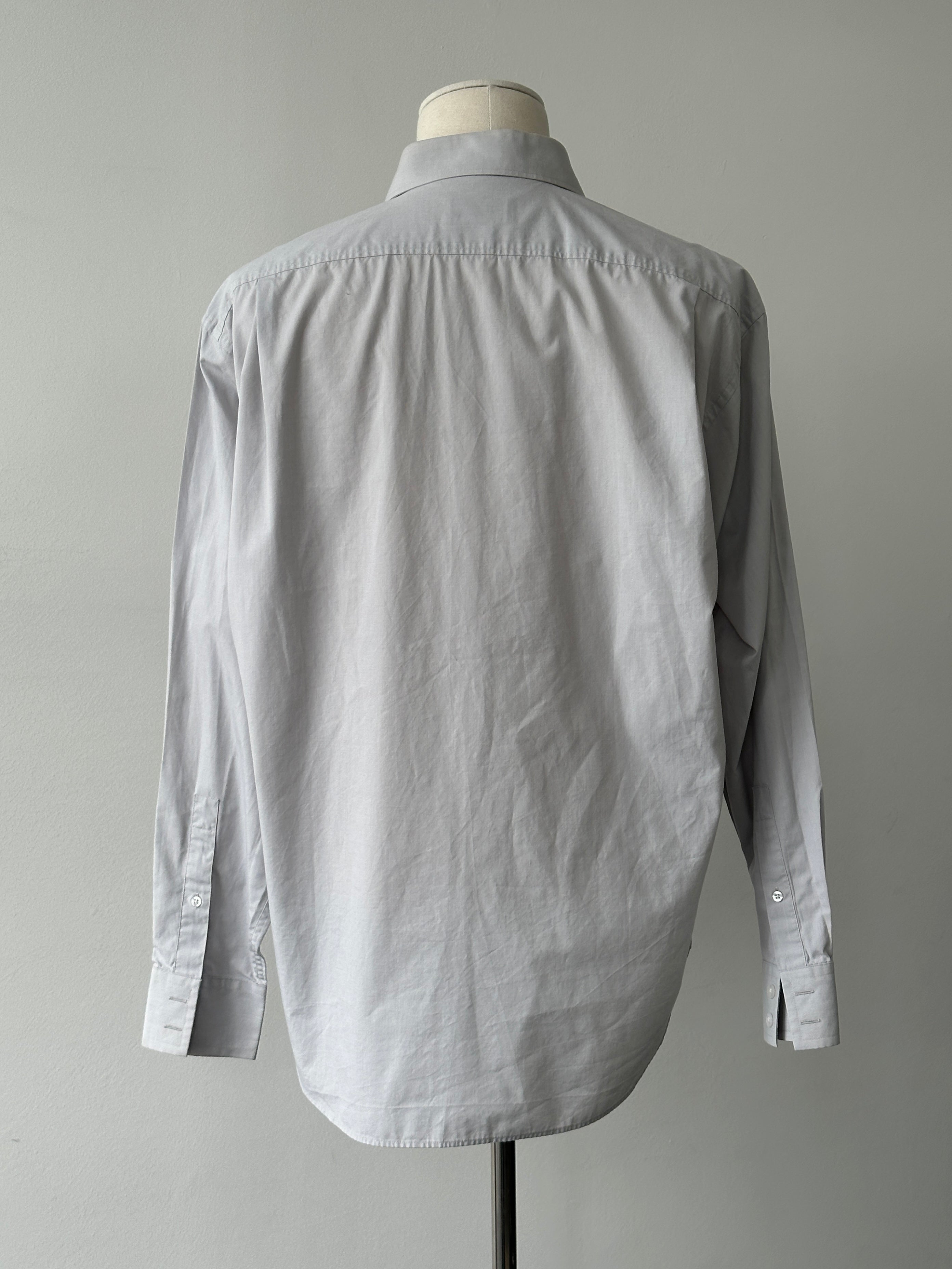 Yves Saint Laurent Pour Homme 2000s Cotton Logo Shirt - XL
