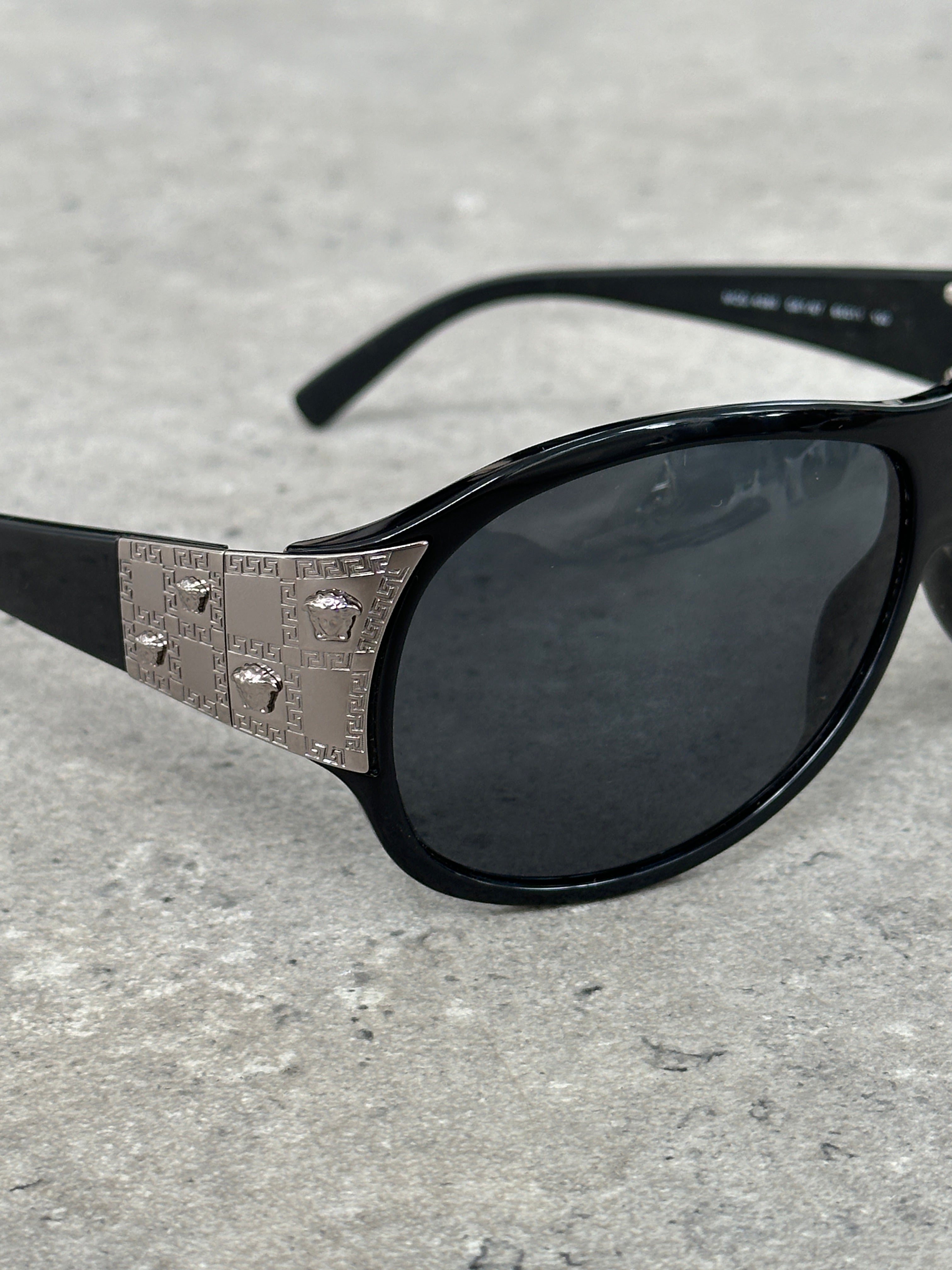 Versace 2000s Oversized Medusa Logo Sunglasses | SYLK