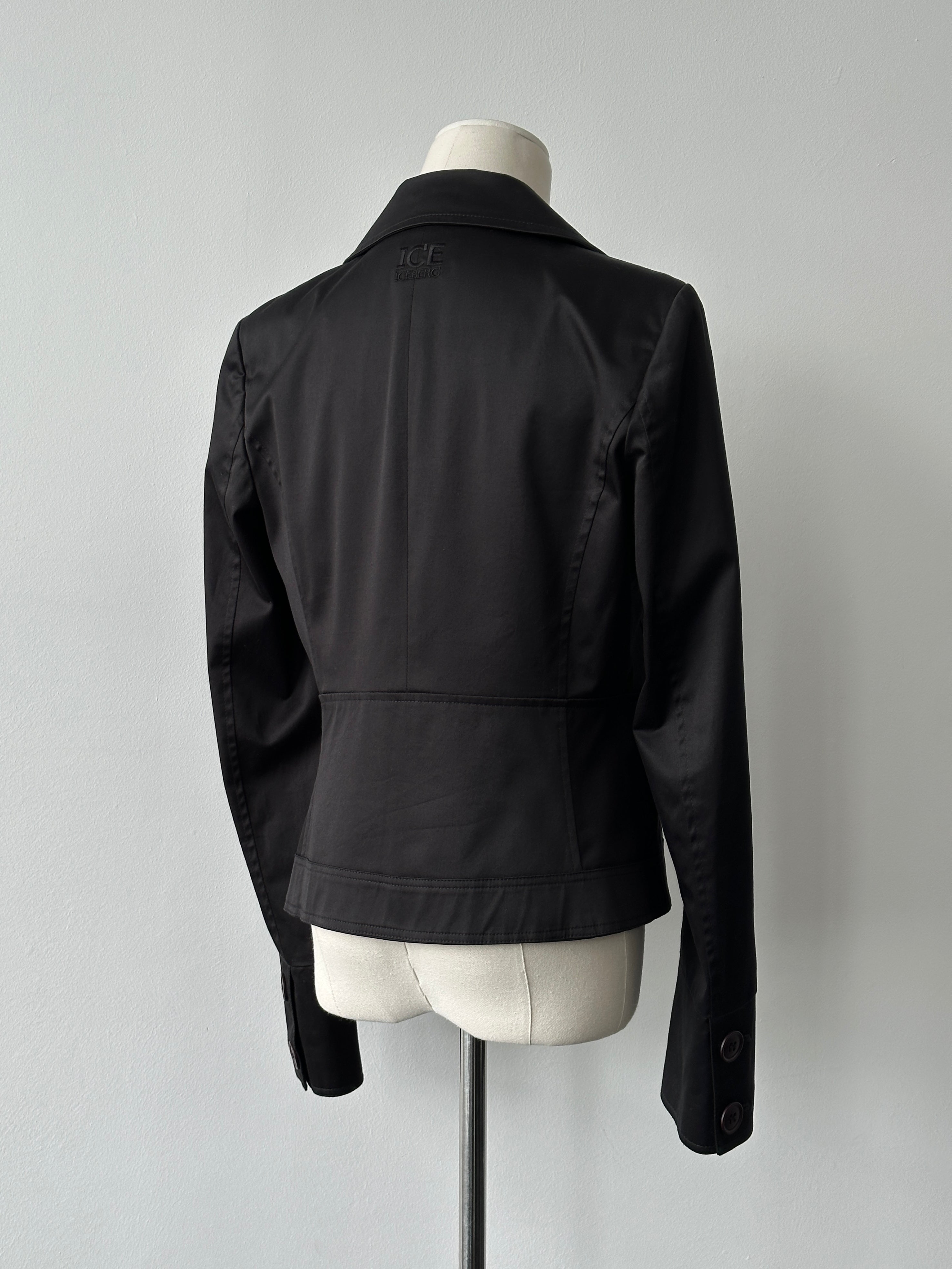 Iceberg 2000s Cotton Double Breasted Jacket - S-M