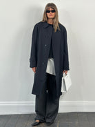 Aquascutum 1990s Cotton Trench Coat - L - SYLK