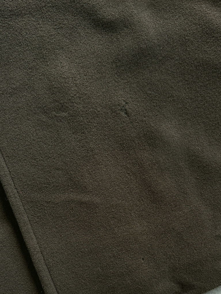 Vintage Double Breasted Floor Length Wool Cashmere Belted Coat - XL - SYLK