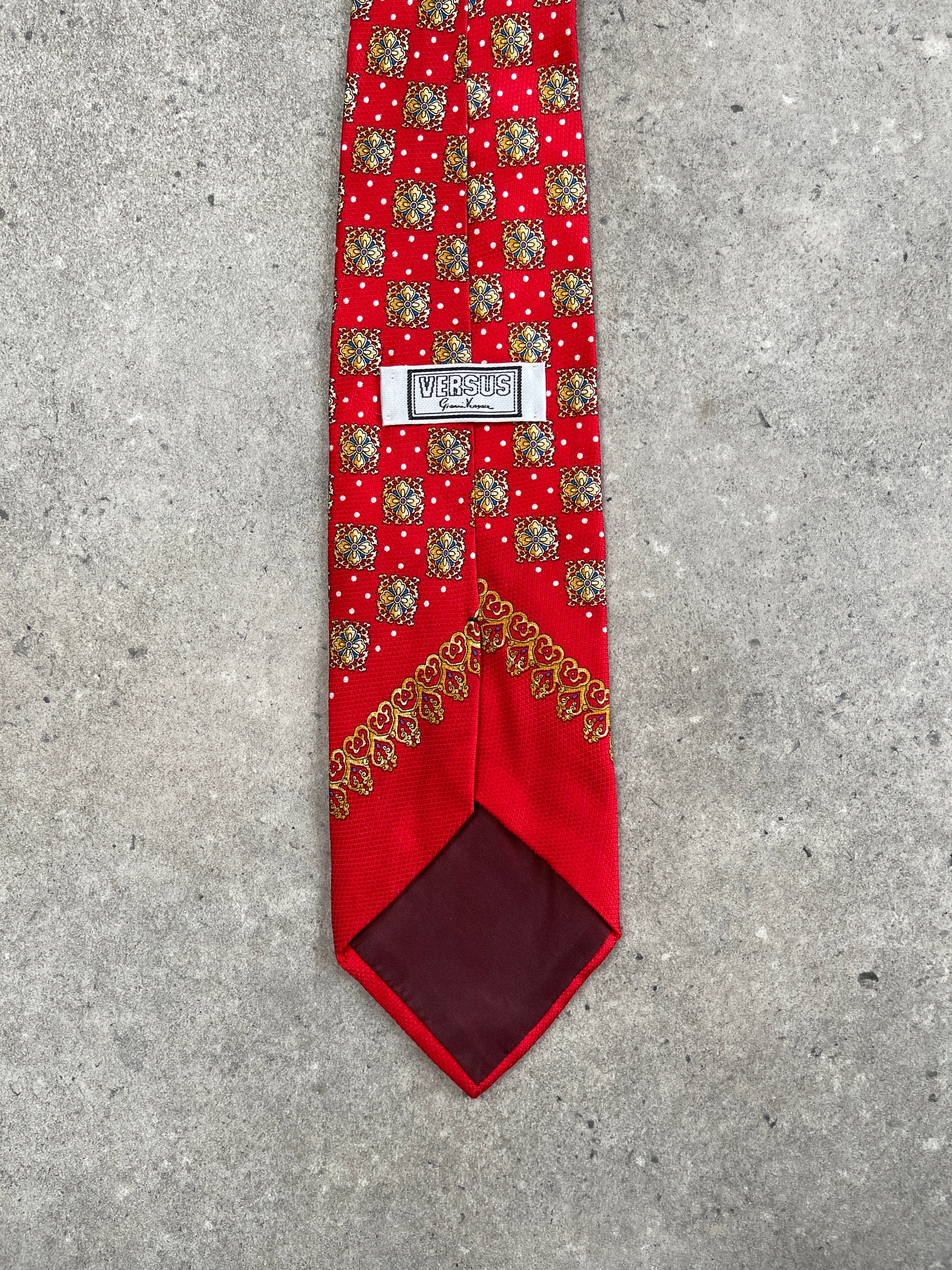 Gianni Versace Versus 1990s Pure Silk Tie