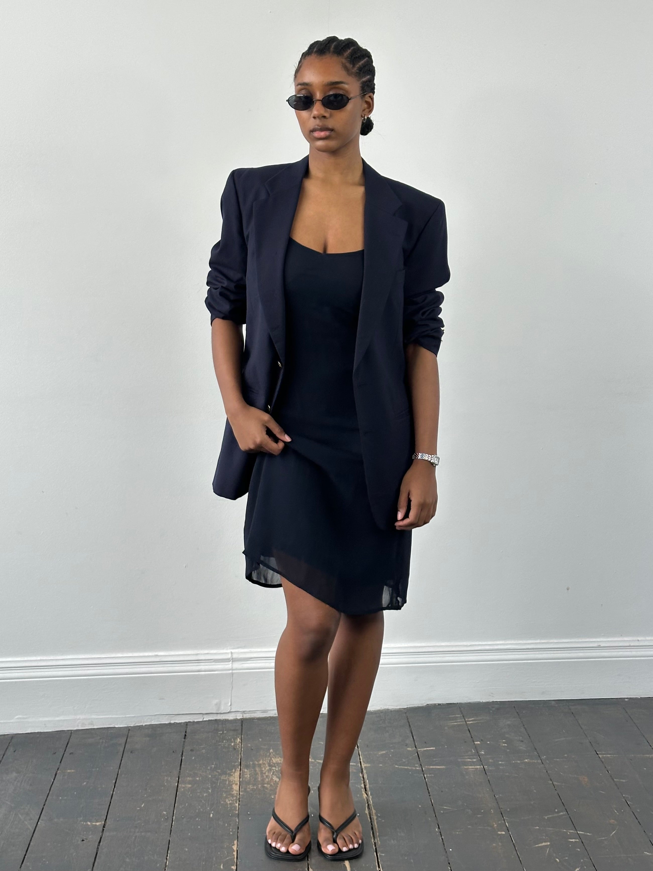 Gianni Versace Verus 1990s Sheer Slip Dress - S - SYLK