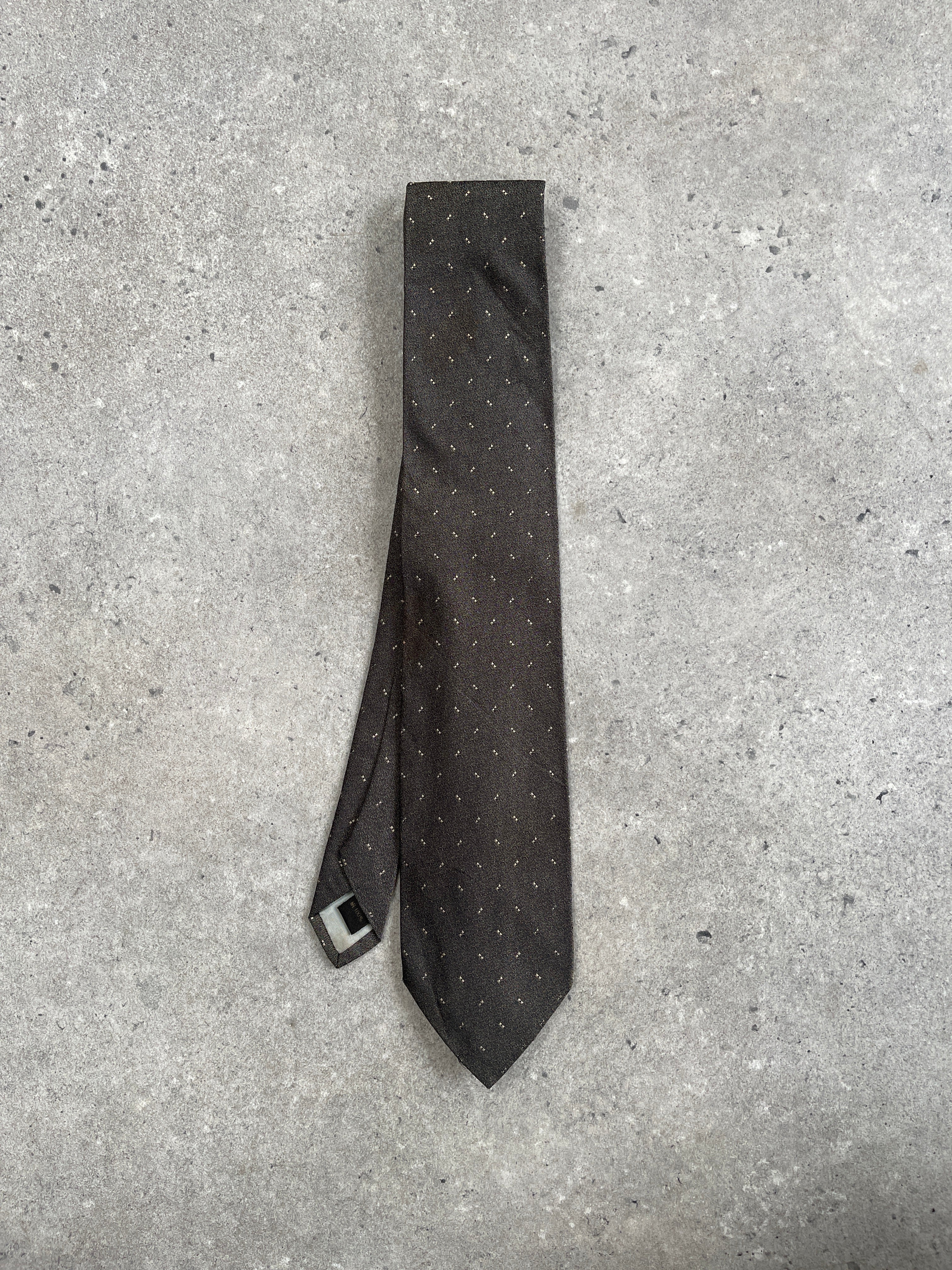 Vintage 1990s Pure Silk Printed Tie