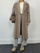 Vintage Wool Cashmere Double Breasted Coat - M - SYLK