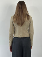 Armani Collezioni 2000s Double Zip Suede Jacket - SYLK